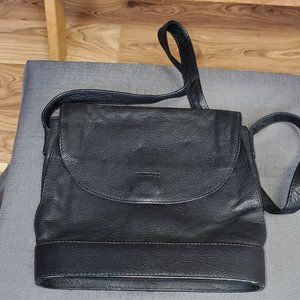 Leather shoulder bag by Kenneth Cole